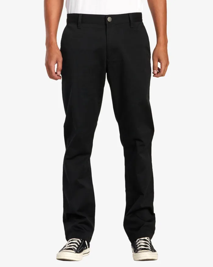 RVCA Pants Weekend Stretch Chino Pants Black 8211 Men