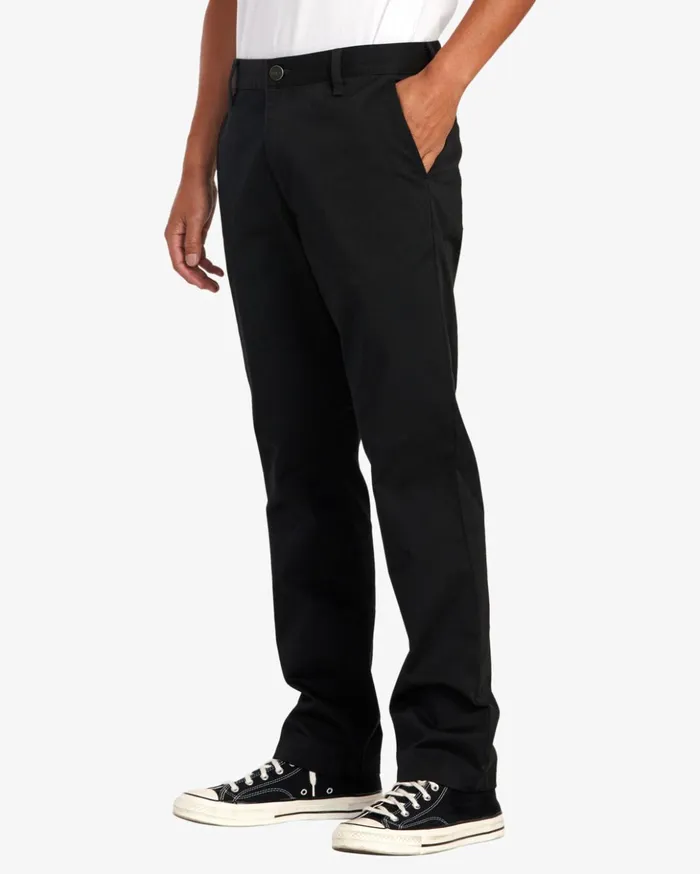 RVCA Pants Weekend Stretch Chino Pants Black 8211 Men