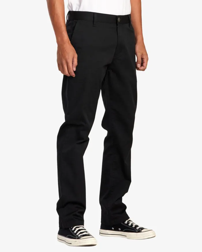 RVCA Pants Weekend Stretch Chino Pants Black 8211 Men
