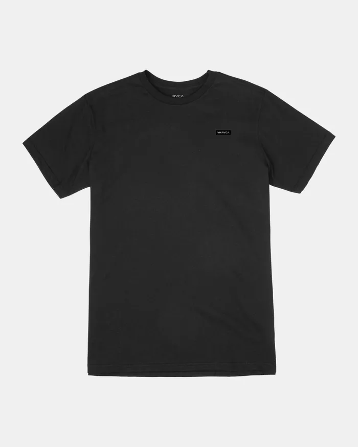 RVCA Short Sleeves Icon Tee Black 8211 Men