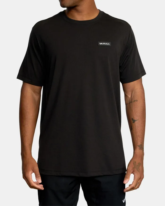 RVCA Short Sleeves Icon Tee Black 8211 Men