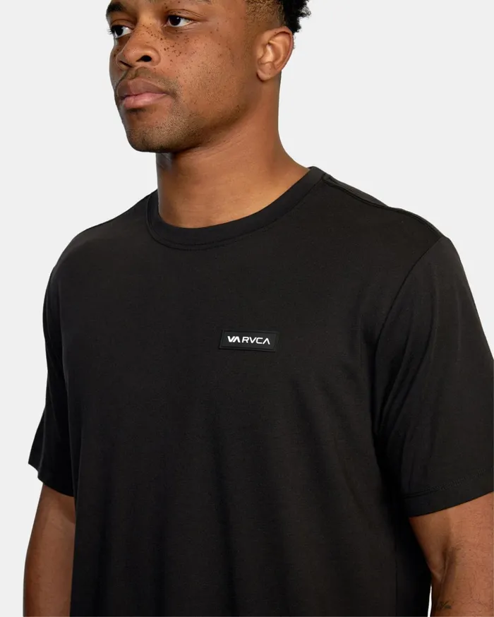 RVCA Short Sleeves Icon Tee Black 8211 Men