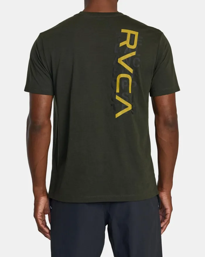 RVCA Short Sleeves RVCA Layer TShirt Military 8211 Men