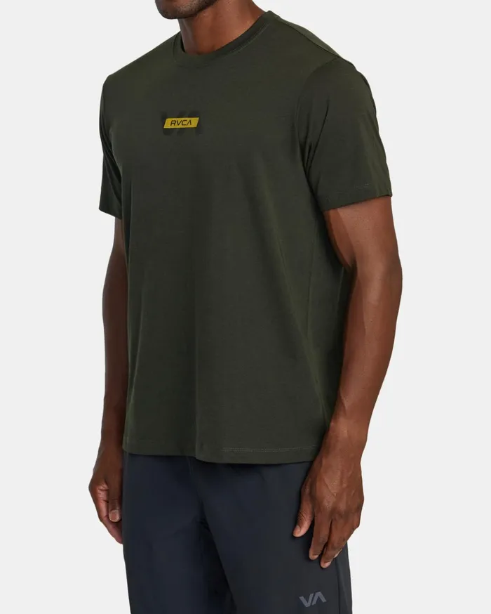 RVCA Short Sleeves RVCA Layer TShirt Military 8211 Men