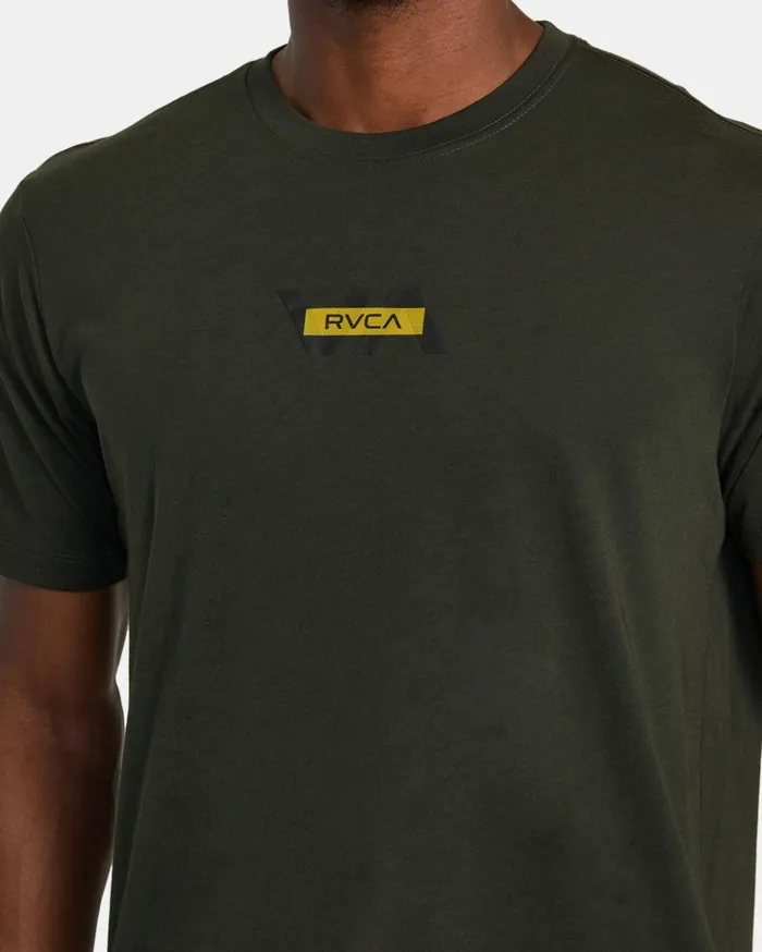 RVCA Short Sleeves RVCA Layer TShirt Military 8211 Men