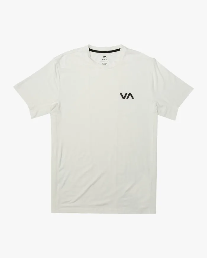 RVCA Short Sleeves Sport Vent Performance Tee White 8211 Men
