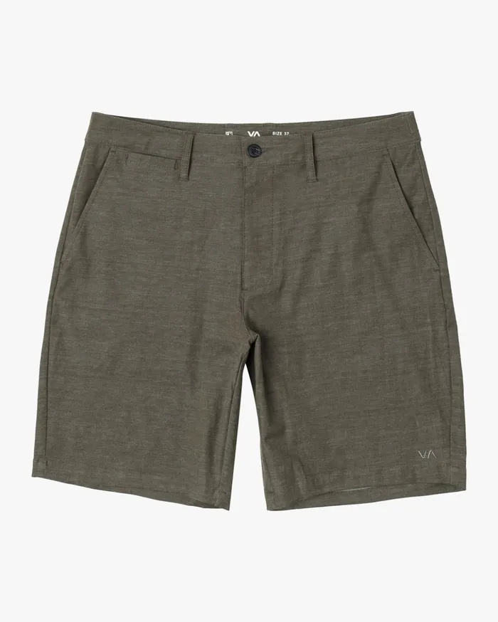 RVCA Shorts Boy039s Back In Hybrid Walkshorts 19034 Olive 8211 Boys