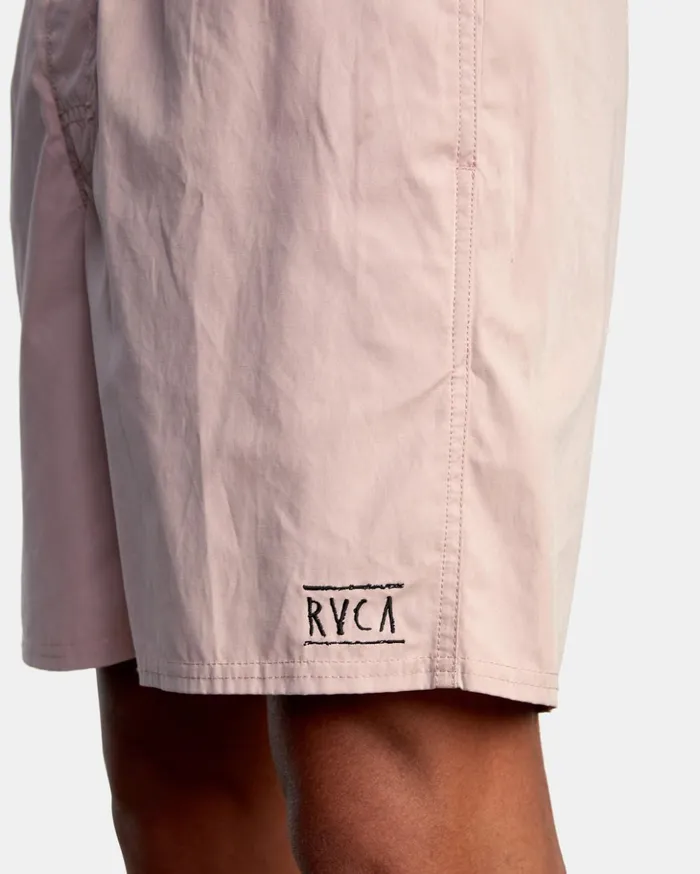 RVCA Shorts Hybrids Opposites Elastic Waist 2 Boardshorts 17034 Pale Mauve 8211 Men