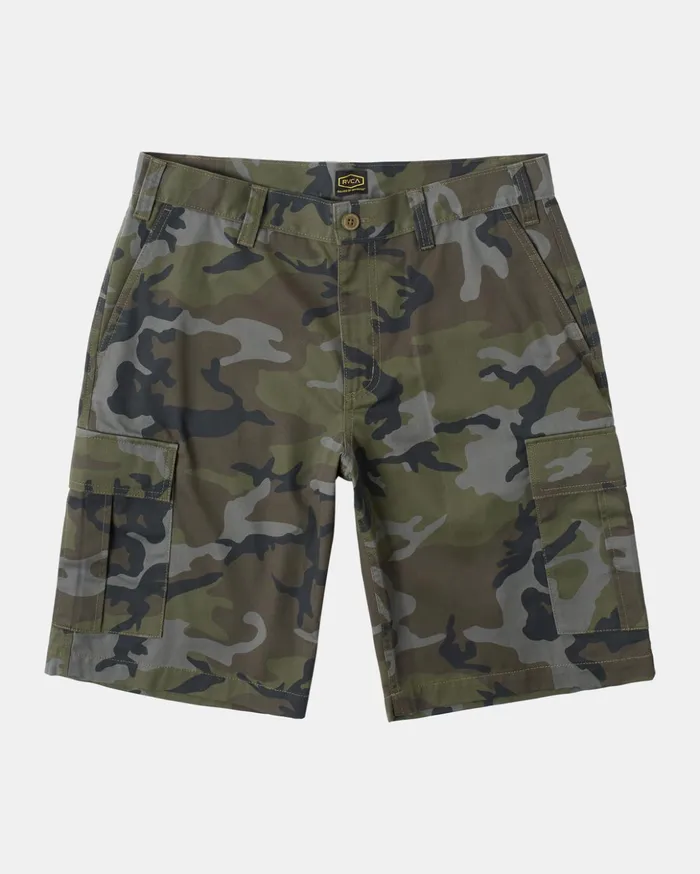 RVCA Shorts Hybrids Recession Collection Americana Cargo Shorts Camo 8211 Men RVCA Shorts Hybrids Recession Collection Americana Cargo Shorts Camo 8211 Men