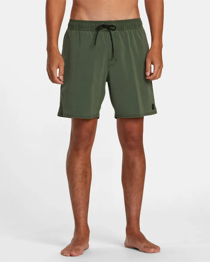 RVCA Shorts Hybrids VA Pigment Elastic Waist Boardshorts 17034 Jade 8211 Men