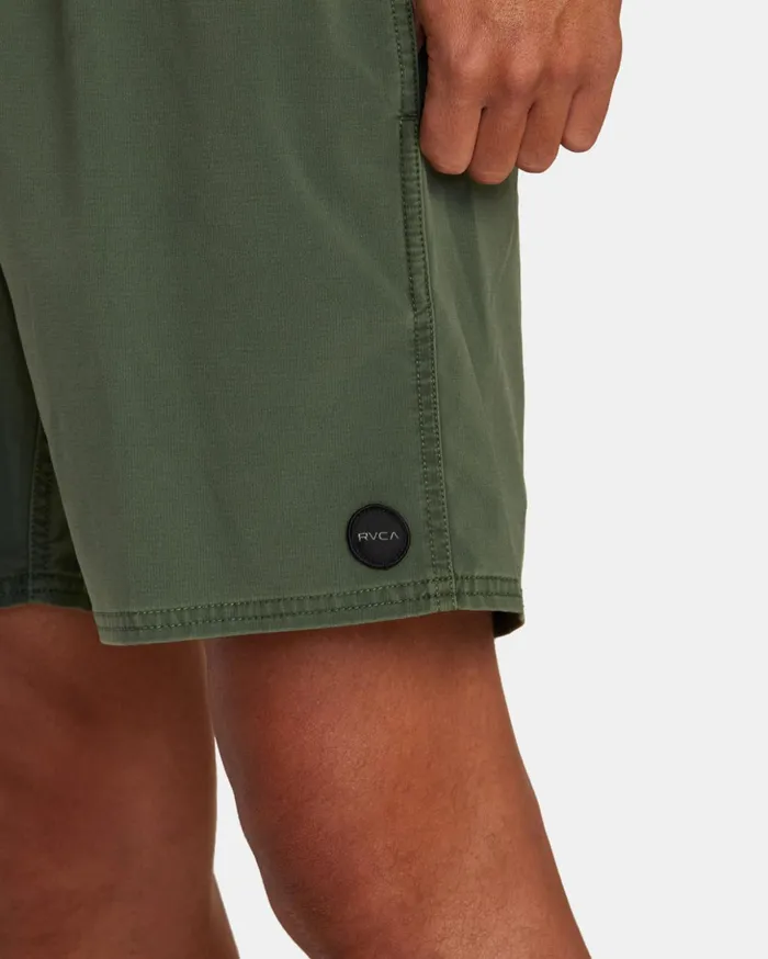 RVCA Shorts Hybrids VA Pigment Elastic Waist Boardshorts 17034 Jade 8211 Men RVCA Shorts Hybrids VA Pigment Elastic Waist Boardshorts 17034 Jade 8211 Men