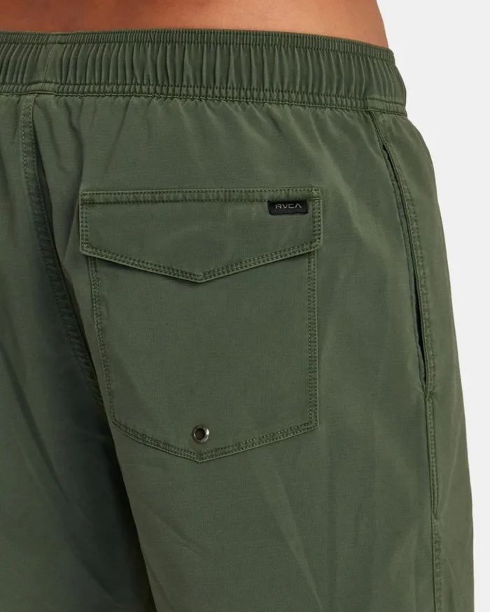 RVCA Shorts Hybrids VA Pigment Elastic Waist Boardshorts 17034 Jade 8211 Men RVCA Shorts Hybrids VA Pigment Elastic Waist Boardshorts 17034 Jade 8211 Men