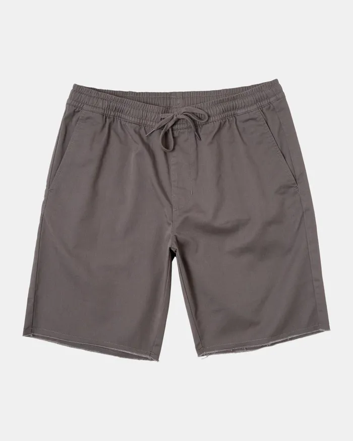 RVCA Shorts Hybrids Weekend Elastic Waist Shorts Smoke 8211 Men