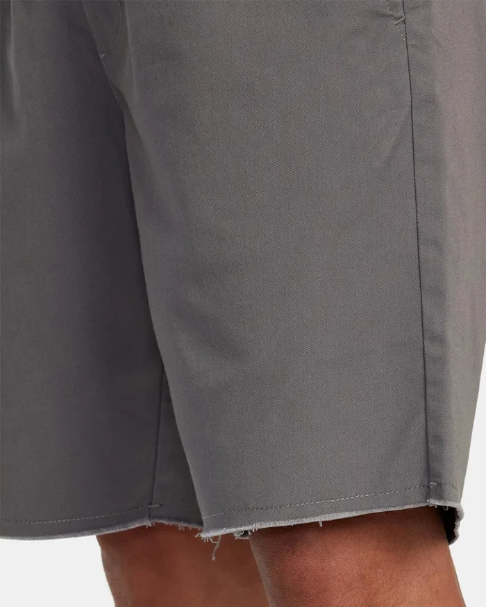 RVCA Shorts Hybrids Weekend Elastic Waist Shorts Smoke 8211 Men