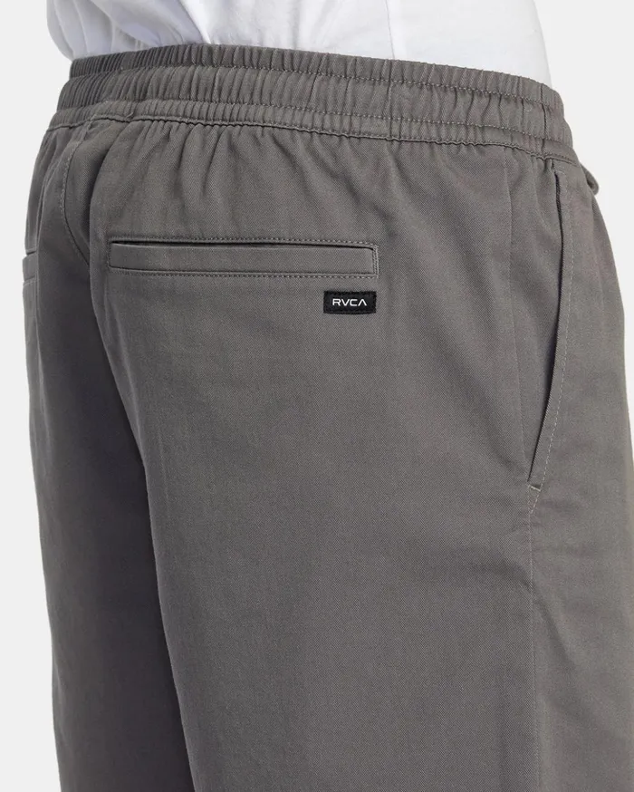 RVCA Shorts Hybrids Weekend Elastic Waist Shorts Smoke 8211 Men