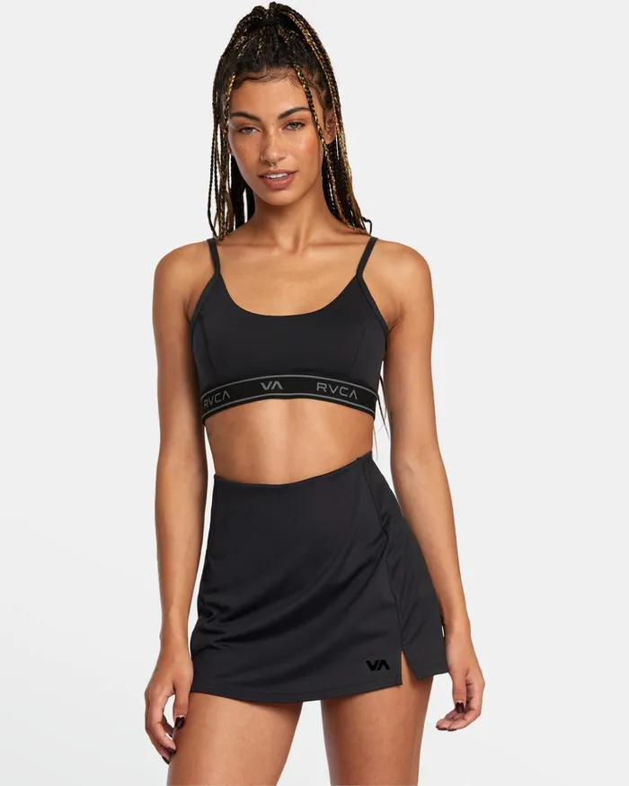 RVCA Shorts Skirts VA Essential Tennis Skirt Black 8211 Women