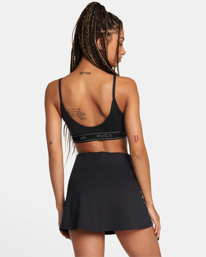 RVCA Shorts Skirts VA Essential Tennis Skirt Black 8211 Women