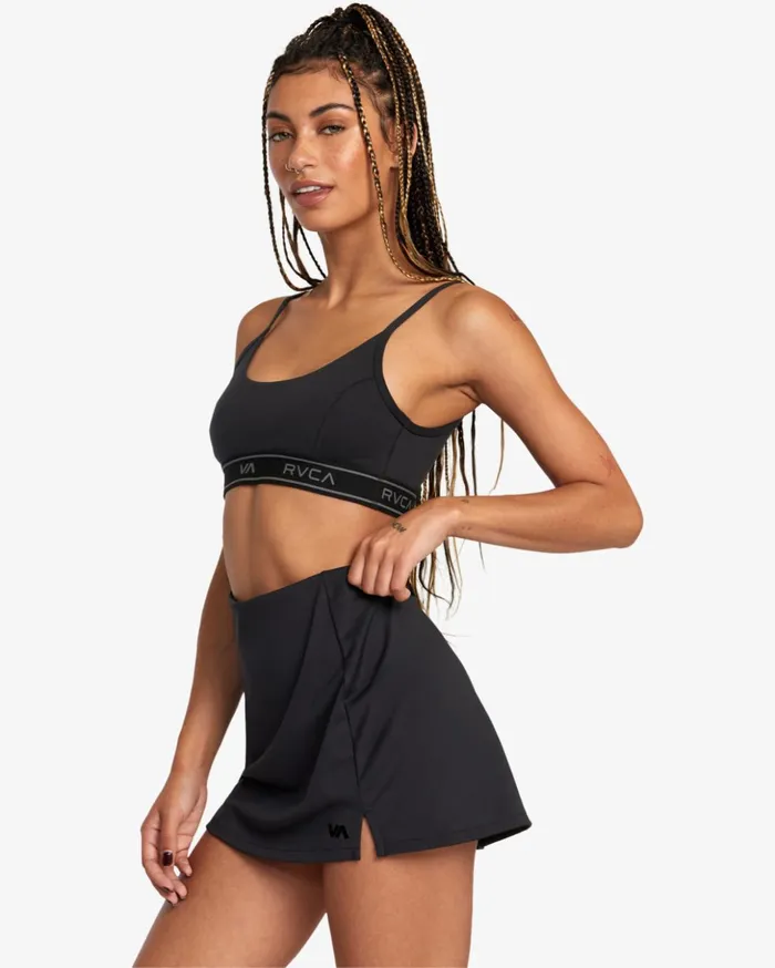 RVCA Shorts Skirts VA Essential Tennis Skirt Black 8211 Women