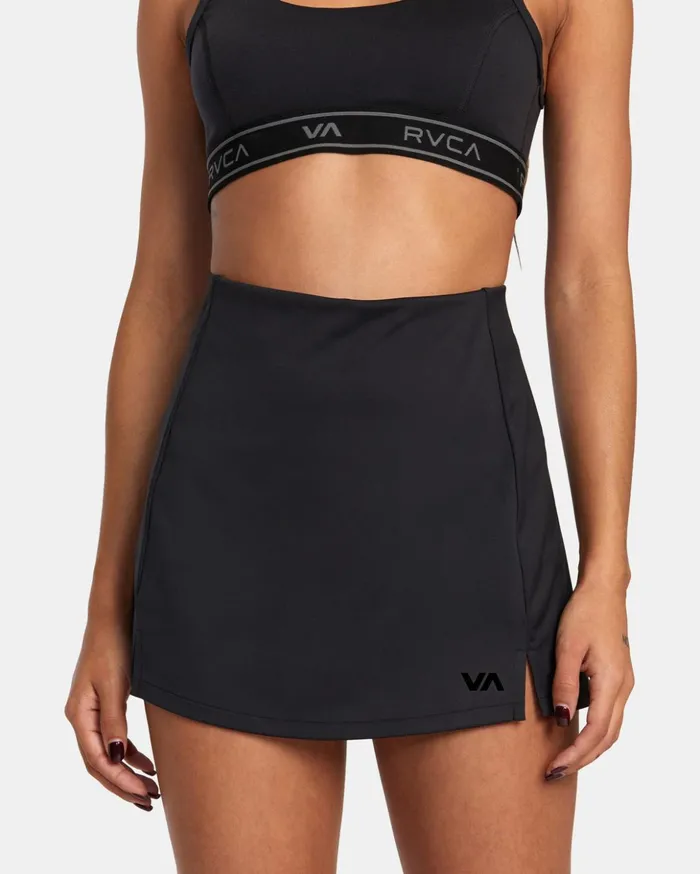 RVCA Shorts Skirts VA Essential Tennis Skirt Black 8211 Women