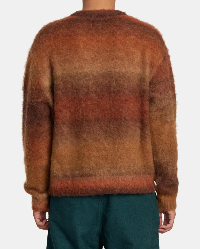 RVCA Sweaters Spun Spirit Studio Sweater Red Earth 8211 Women