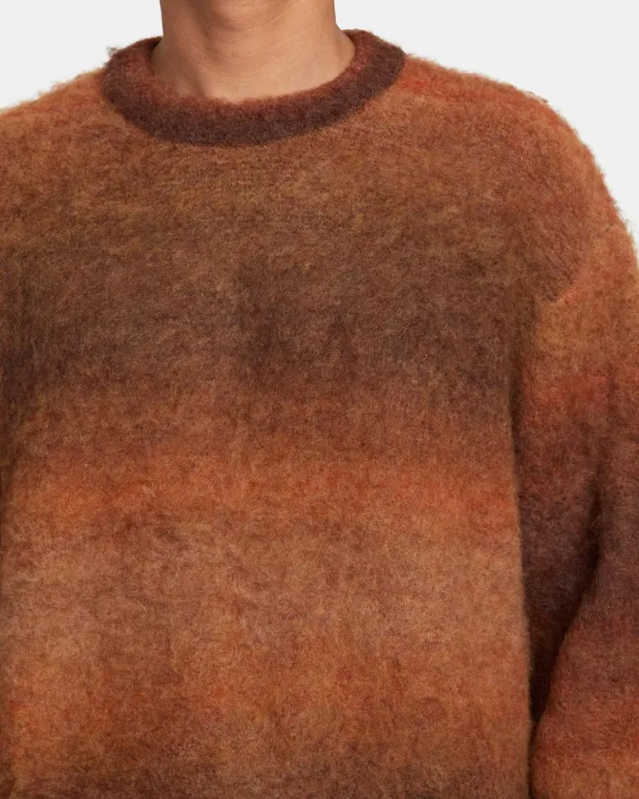 RVCA Sweaters Spun Spirit Studio Sweater Red Earth 8211 Women