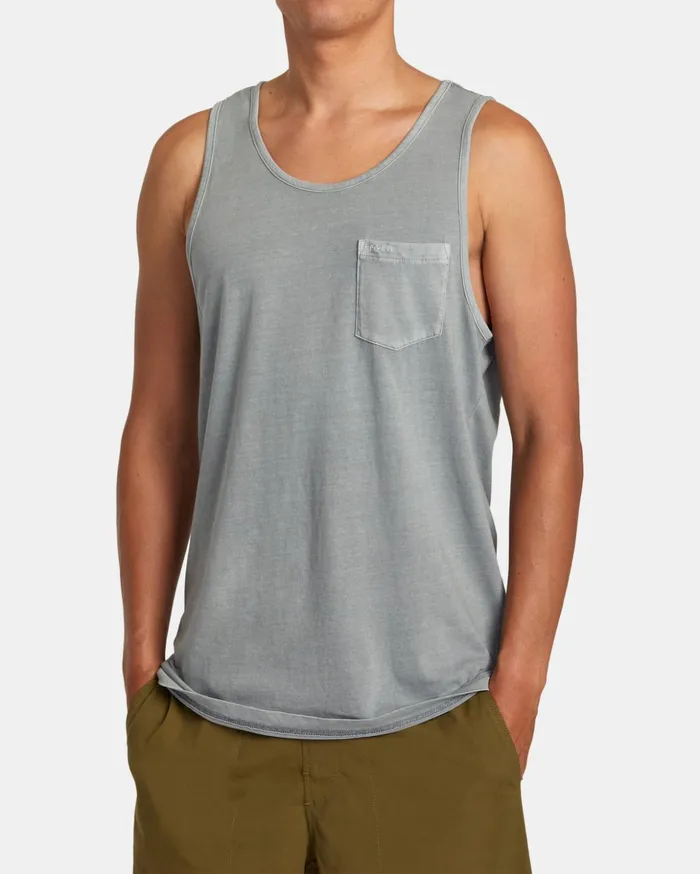 RVCA Tank Tops PTC Pigment Tank TShirt Monument 8211 Men