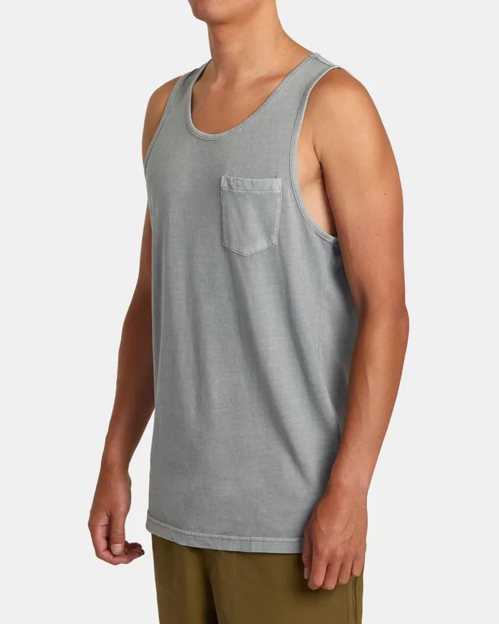 RVCA Tank Tops PTC Pigment Tank TShirt Monument 8211 Men