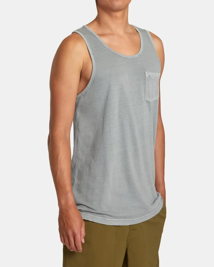 RVCA Tank Tops PTC Pigment Tank TShirt Monument 8211 Men