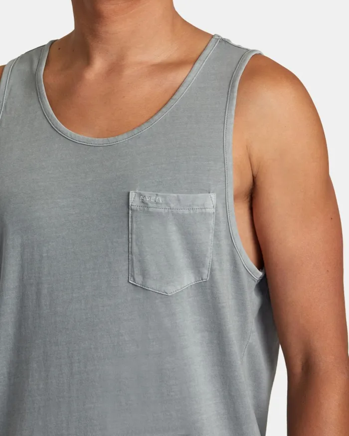 RVCA Tank Tops PTC Pigment Tank TShirt Monument 8211 Men