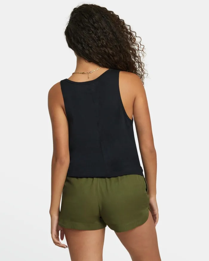 RVCA Tops Minted Tank Top True Black 8211 Women
