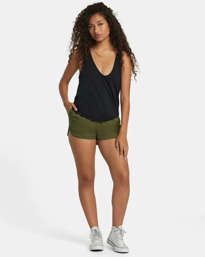 RVCA Tops Minted Tank Top True Black 8211 Women
