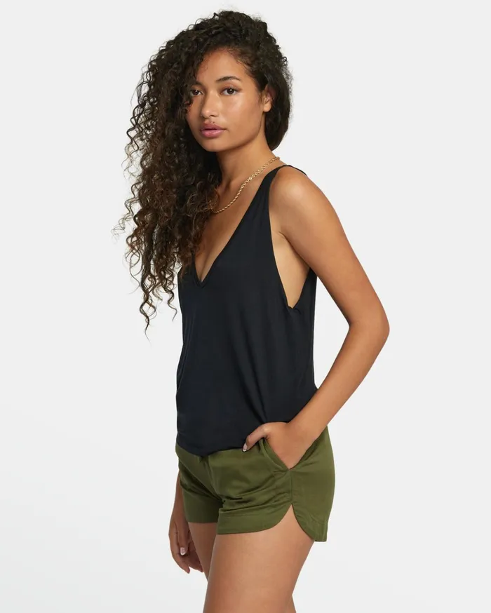 RVCA Tops Minted Tank Top True Black 8211 Women