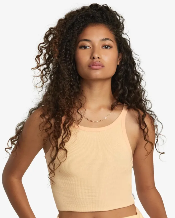 RVCA Tops Slide Tank Top Melon 8211 Women