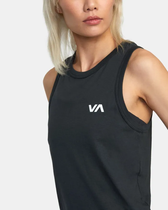 RVCA Tops VA Muscle Workout Tank Top Black 2 8211 Women