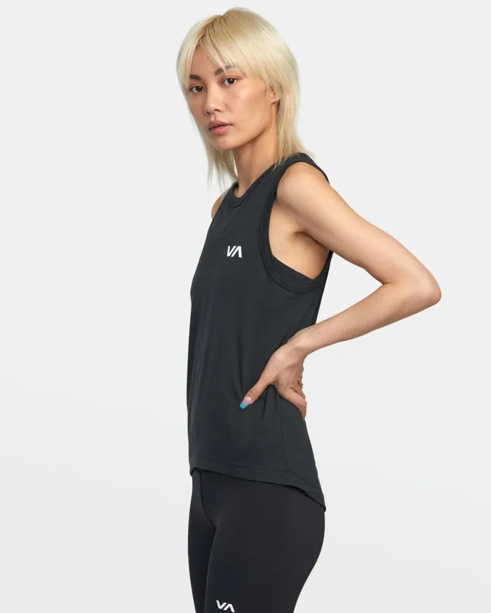 RVCA Tops VA Muscle Workout Tank Top Black 2 8211 Women