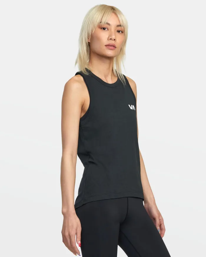 RVCA Tops VA Muscle Workout Tank Top Black 2 8211 Women