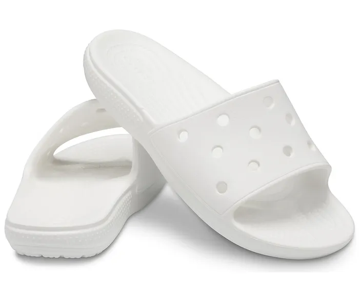 Sandals WomenMen Crocs Classic Crocs Slide White