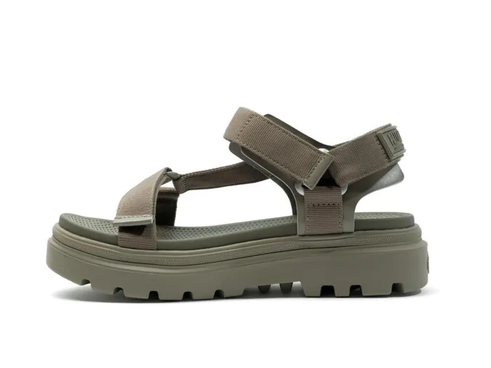 Sandals Women PALLADIUM PALLACRUISE STRAP Dusky Green