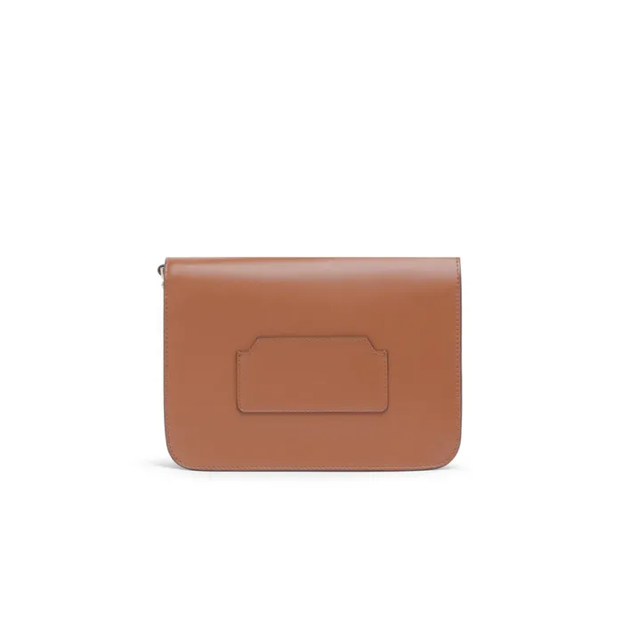 Santoni Brown Leather Crossbody Bag Women Bags