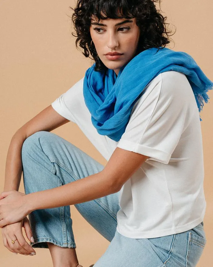 SCARF BLEU MANET Shop Grace and Mila Scarves