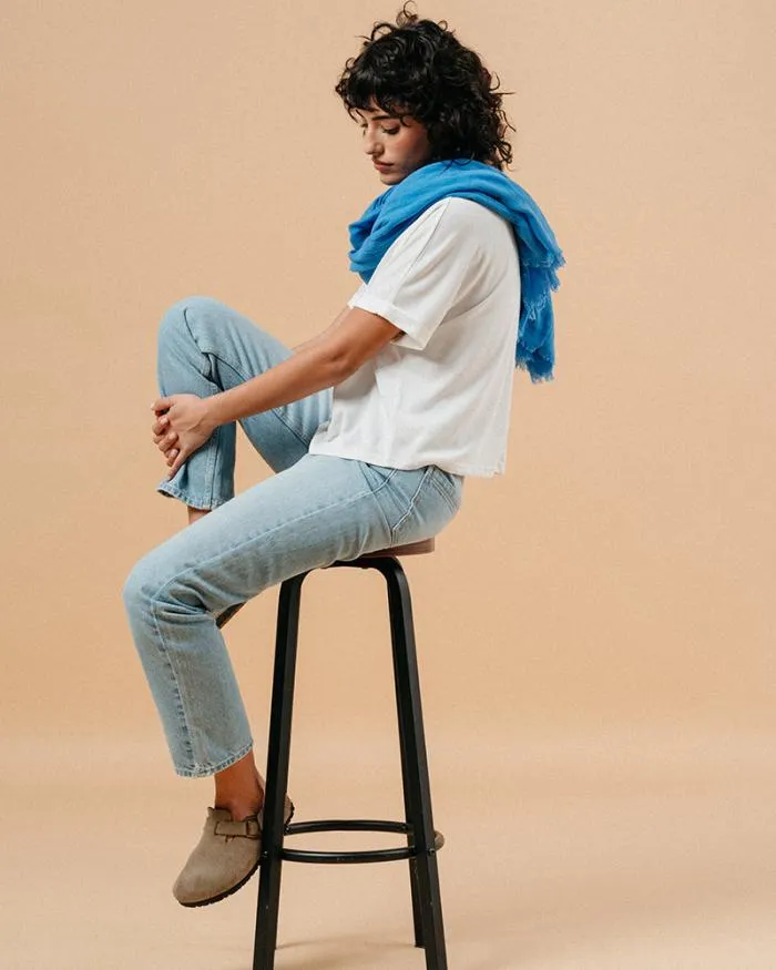 SCARF BLEU MANET Shop Grace and Mila Scarves