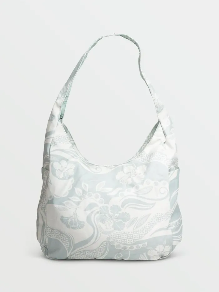 Schoolyard Canvas Hobo Tote 8211 Cream Womens Volcom Bags and Backpacks