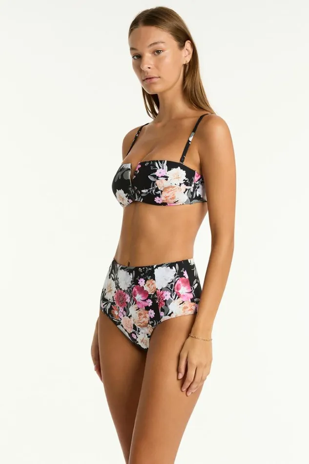 Sea Level Bottoms Belle Panelled High Waist Pant Belle Black 8211 Women