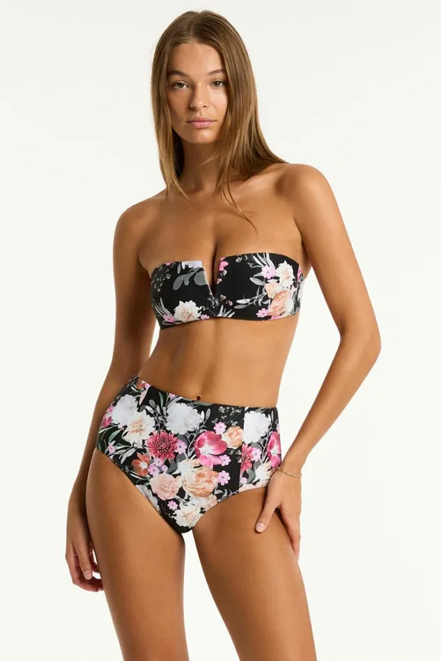 Sea Level Bottoms Belle Panelled High Waist Pant Belle Black 8211 Women
