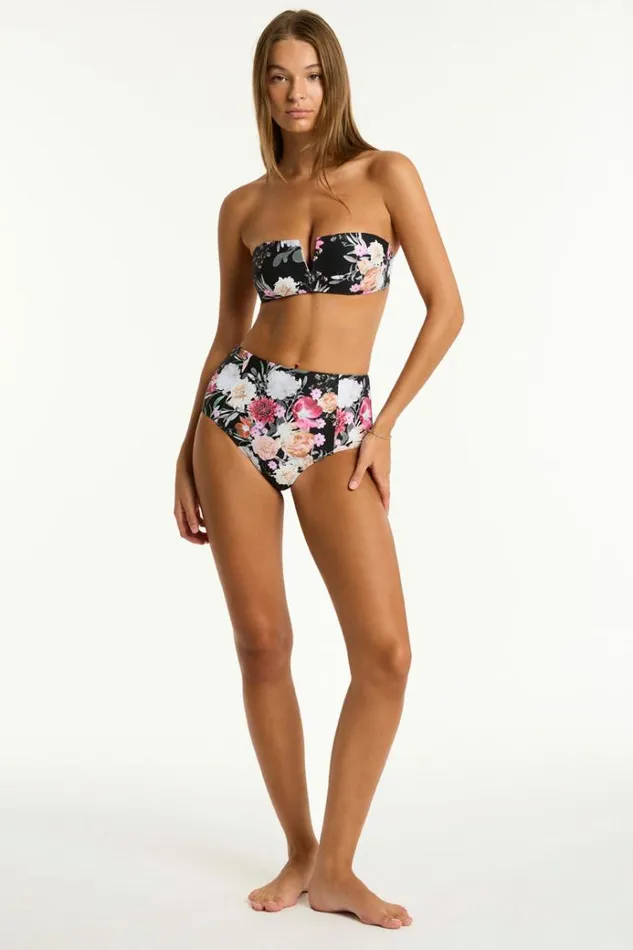 Sea Level Bottoms Belle Panelled High Waist Pant Belle Black 8211 Women