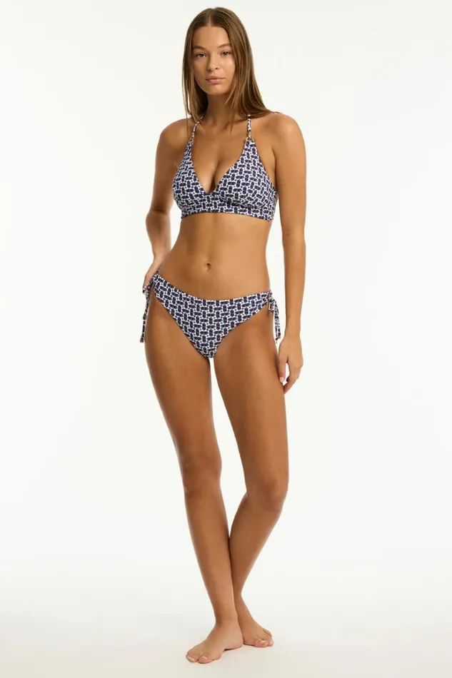 Sea Level Bottoms Coast Tie Side Cheeky Pant Coast Cobalt 8211 Women