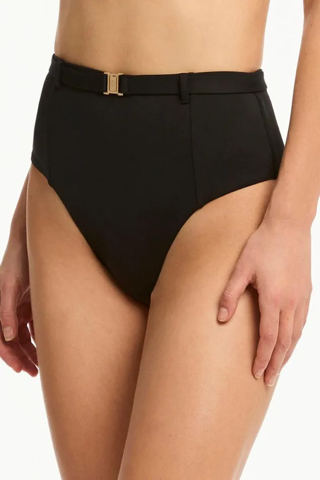 Sea Level Bottoms Lattice Retro High Waist Pant Lattice 8211 Women