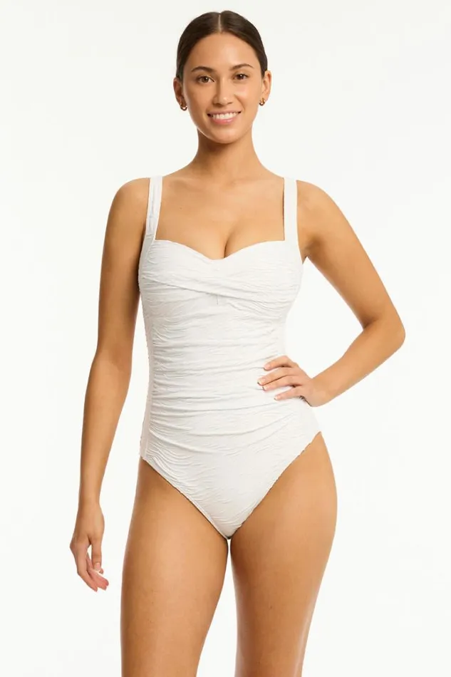 Sea Level One Pieces De Soleil Twist Front One Piece De Soleil White 8211 Women Sea Level One Pieces De Soleil Twist Front One Piece De Soleil White 8211 Women