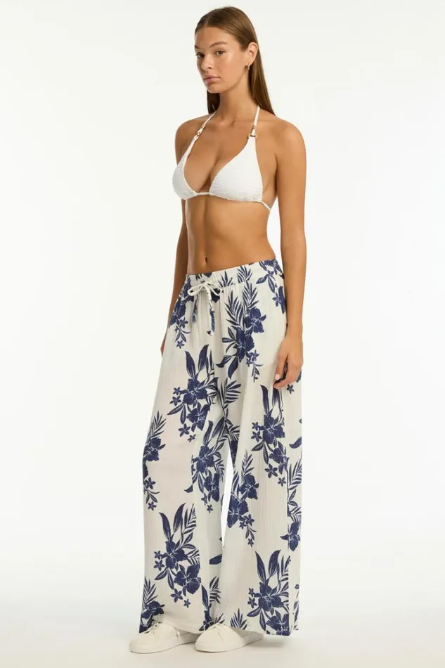 Sea Level Pants Aloha Beach Pant Aloha White 8211 Women