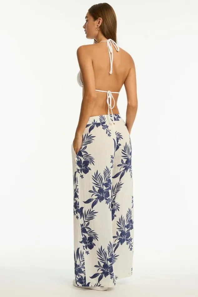 Sea Level Pants Aloha Beach Pant Aloha White 8211 Women